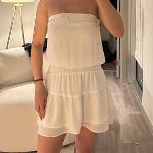 Small Off White Krisa Mini Dress